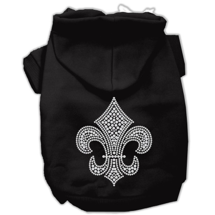 Fleur de lis Hoodies Black L