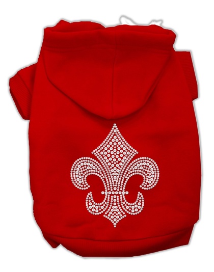 Fleur de lis Hoodies Red L