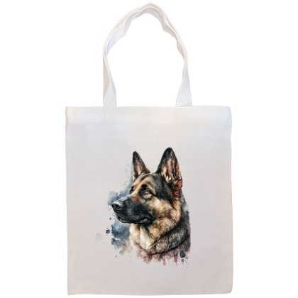 German Shepherd Canvas Tote Bag Style1