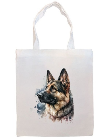 German Shepherd Canvas Tote Bag Style1