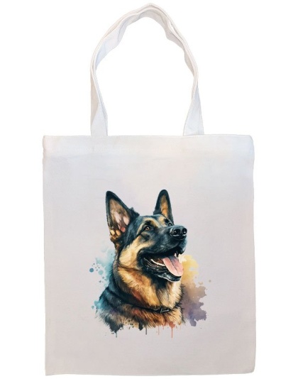 German Shepherd Canvas Tote Bag Style2