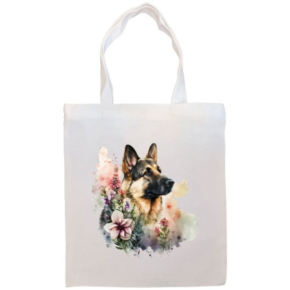 German Shepherd Canvas Tote Bag Style3