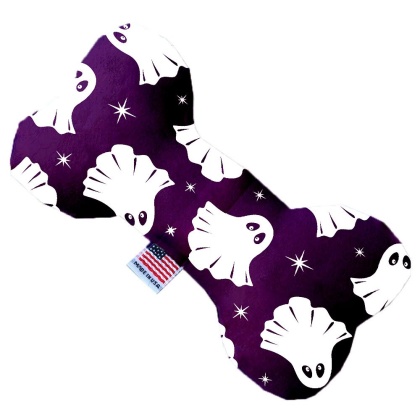 Ghosts on Purple 10 Inch Bone Dog Toy