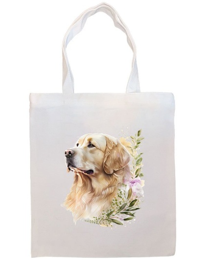 Golden Retriever Canvas Tote Bag Style2