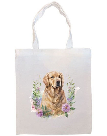 Golden Retriever Canvas Tote Bag Style3