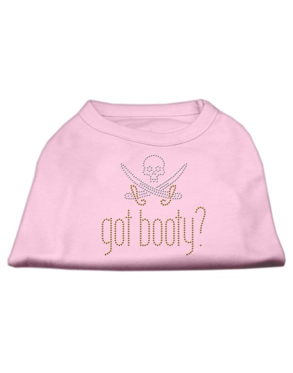 Got Booty? Rhinestone Shirts Light Pink L