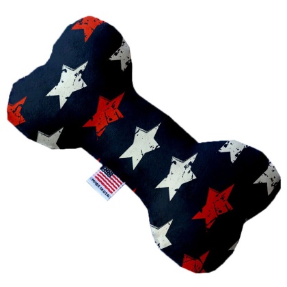 Graffiti Stars 10 Inch Canvas Bone Dog Toy