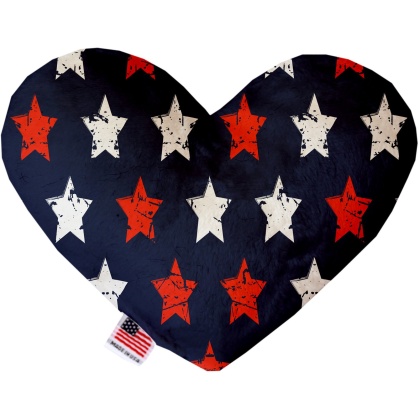 Graffiti Stars 6 Inch Canvas Heart Dog Toy