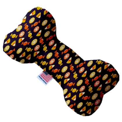 Halloween Candy Confetti 10 Inch Bone Dog Toy