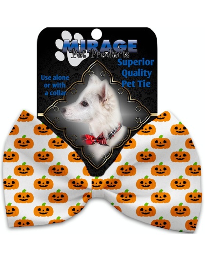 Happy Pumpkins Pet Bow Tie Collar Accessory with Velcro