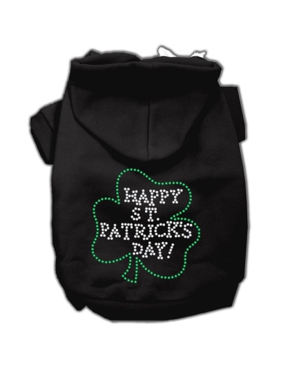 Happy St Patrick's Day Hoodies Black L