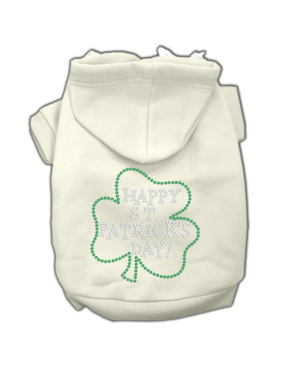 Happy St Patrick's Day Hoodies Cream L