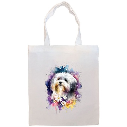 Havanese Canvas Tote Bag Style1