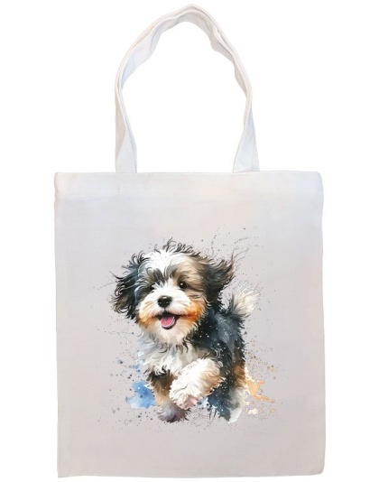 Havanese Canvas Tote Bag Style2