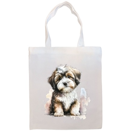 Havanese Canvas Tote Bag Style3