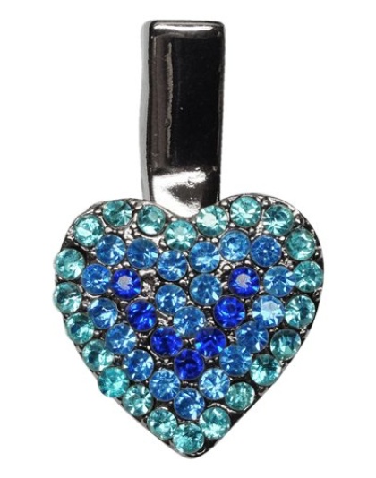 Heart Clip Blue