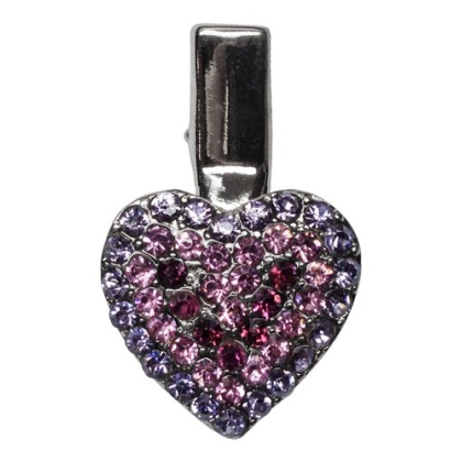 Heart Clip Purple