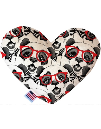 Hip Pandas 6 inch Canvas Heart Dog Toy