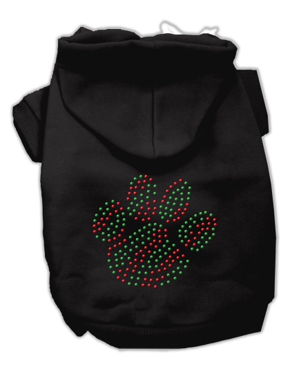 Holiday Paw Hoodies Black L