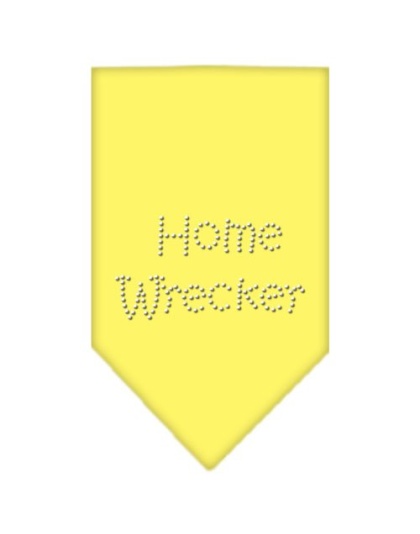 Home Wrecker Rhinestone Bandana Yellow Large