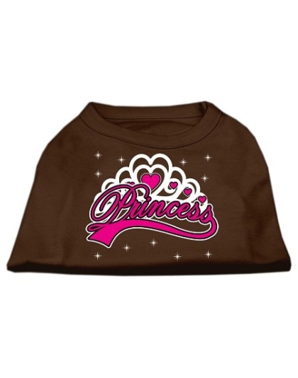 I'm a Princess Screen Print Shirts Brown Lg