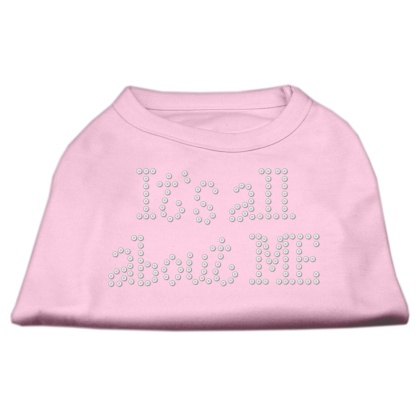 It's All About Me Rhinestone Shirts Light Pink L