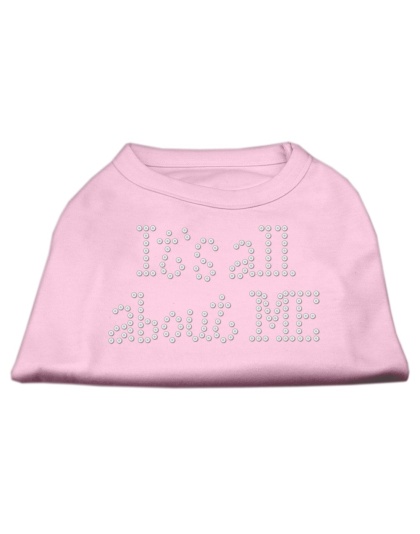 It's All About Me Rhinestone Shirts Light Pink L