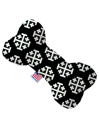 Jerusalem Cross 10 inch Canvas Bone Dog Toy