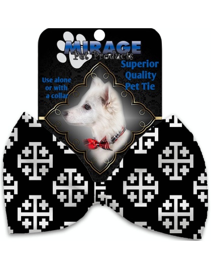 Jerusalem Cross Pet Bow Tie