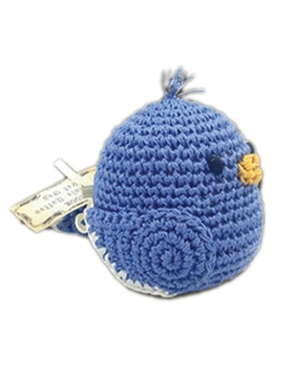 Knit Knacks Blueberry Bill Organic Cotton Small Dog Toy