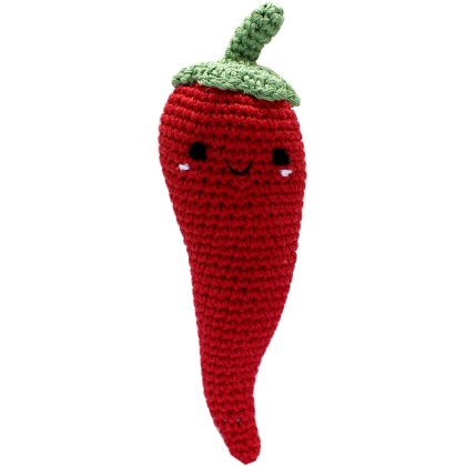 Knit Knacks Chili P. Pepper Organic Cotton Small Dog Toy