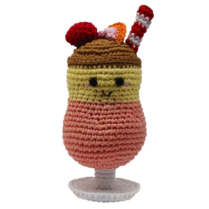 Knit Knacks Daiquiri Organic Cotton Small Dog Toy