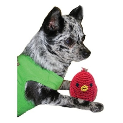 Knit Knacks Rockin Robin Organic Cotton Small Dog Toy