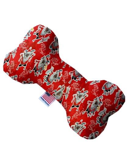 Krampus 10 Inch Canvas Bone Dog Toy