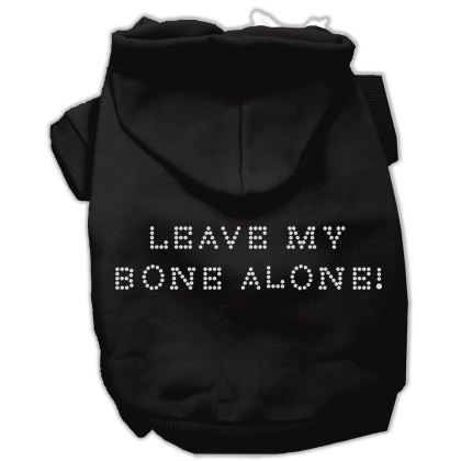 Leave My Bone Alone! Hoodies Black L