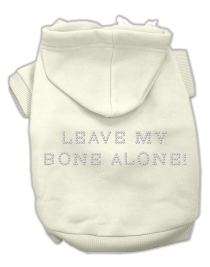 Leave My Bone Alone! Hoodies Cream L