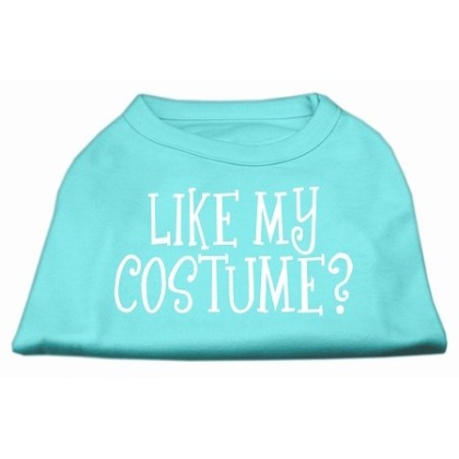 Like my costume? Screen Print Shirt Aqua L