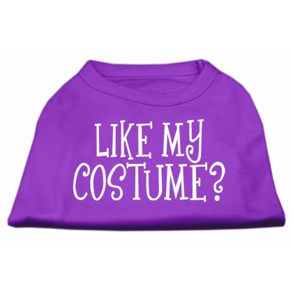 Like my costume? Screen Print Shirt Purple L