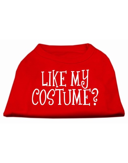 Like my costume? Screen Print Shirt Red L