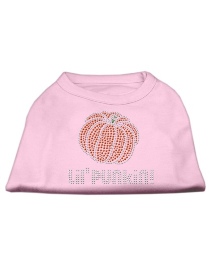 Lil' Punkin' Rhinestone Shirts Light Pink L