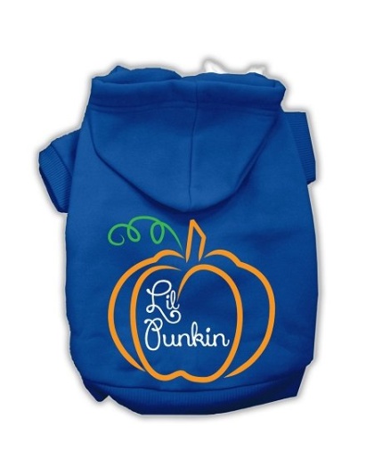 Lil Punkin Screenprint Hoodie Blue L