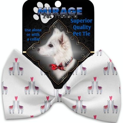 Llama Love Pet Bow Tie