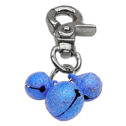 Lobster Claw Bell Charm Blue