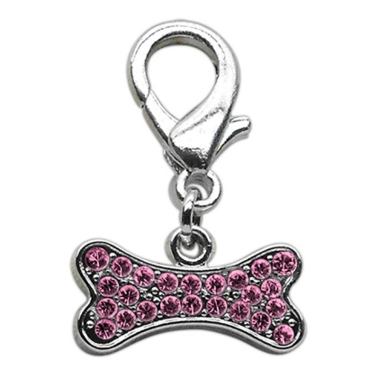 Lobster Claw Bone Charm Pink