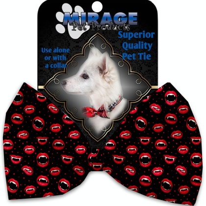 Love Bites Pet Bow Tie Collar Accessory with Velcro