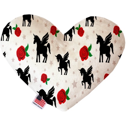 Magical Love 6 inch Canvas Heart Dog Toy