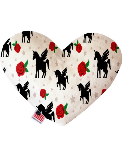 Magical Love 6 inch Canvas Heart Dog Toy