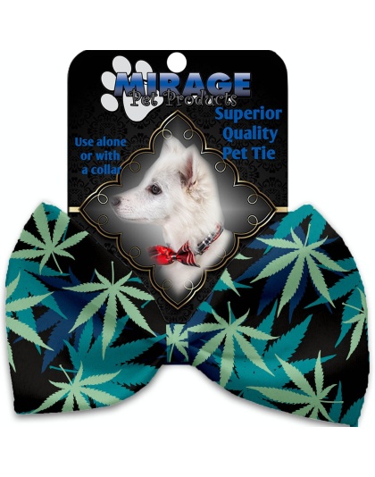 Mary Jane Blues Pet Bow Tie