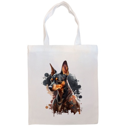 Miniature Pinscher Canvas Tote Bag Style1