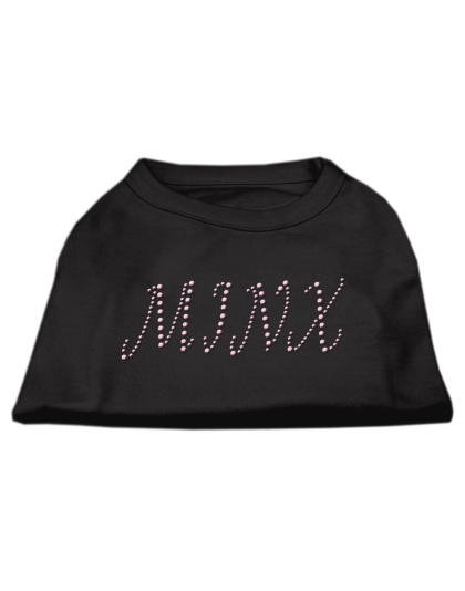 Minx Rhinestone Shirts Black L